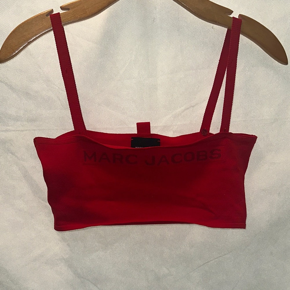 Marc Jacobs Vibrant Red Strappy Top